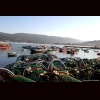 Ampliaci�n de atardecer no porto de Laxe